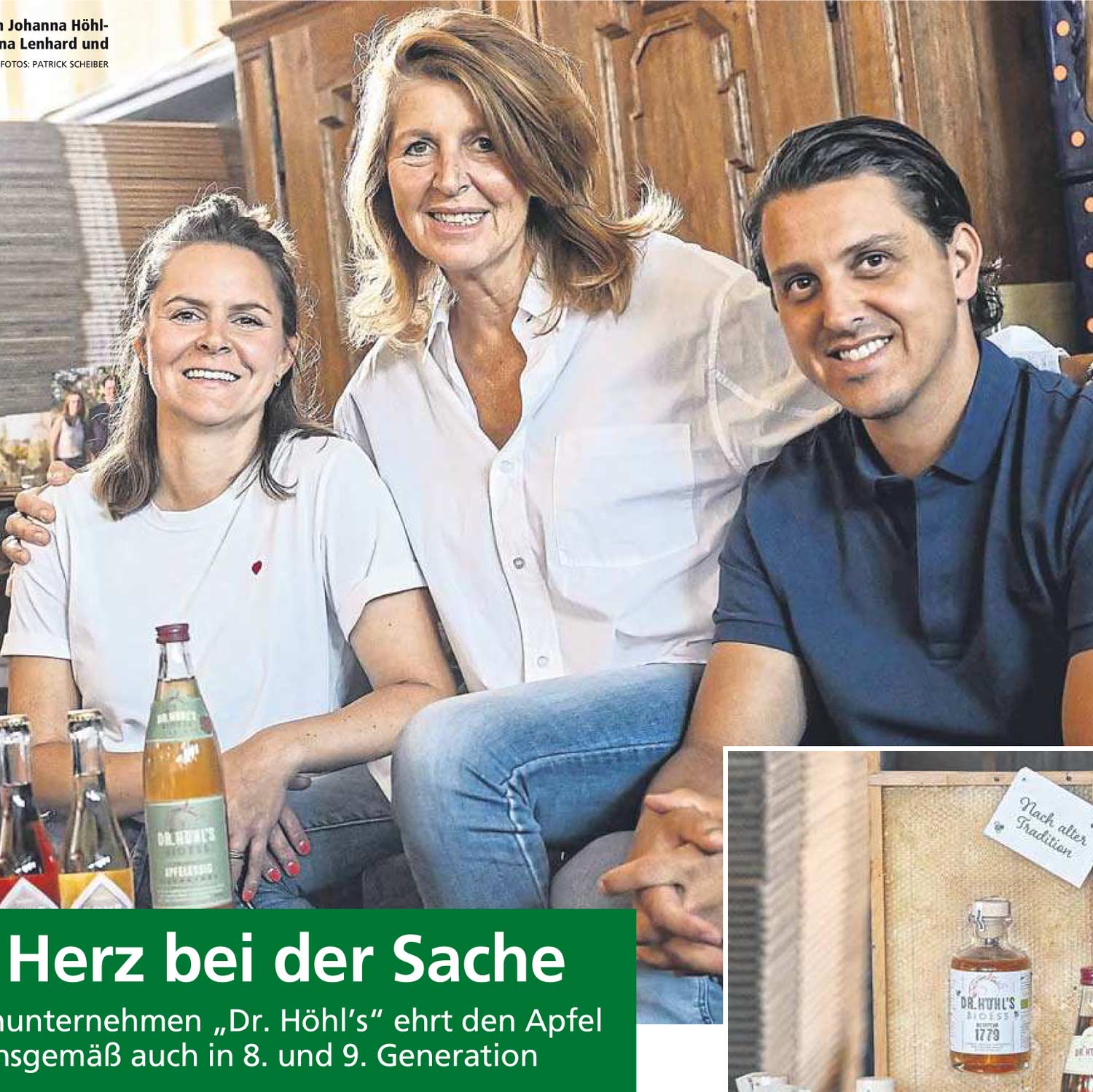 Familienportrait im Wirtschaftsmagazin Hanauer Anzeiger