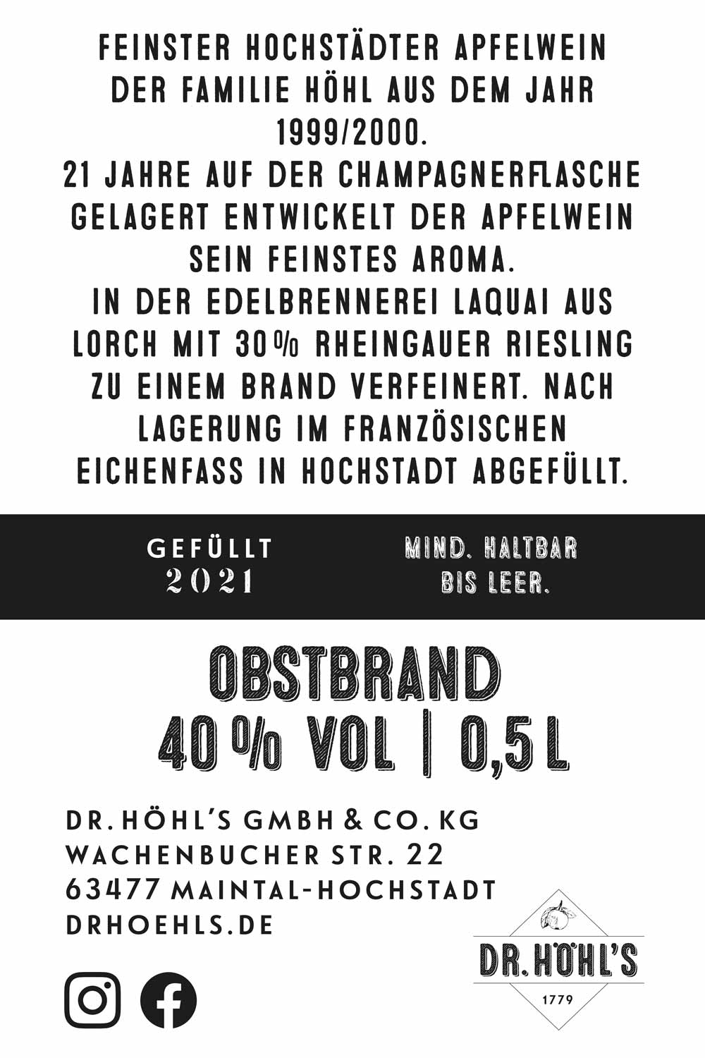 rückenetikett calvados obstbrand