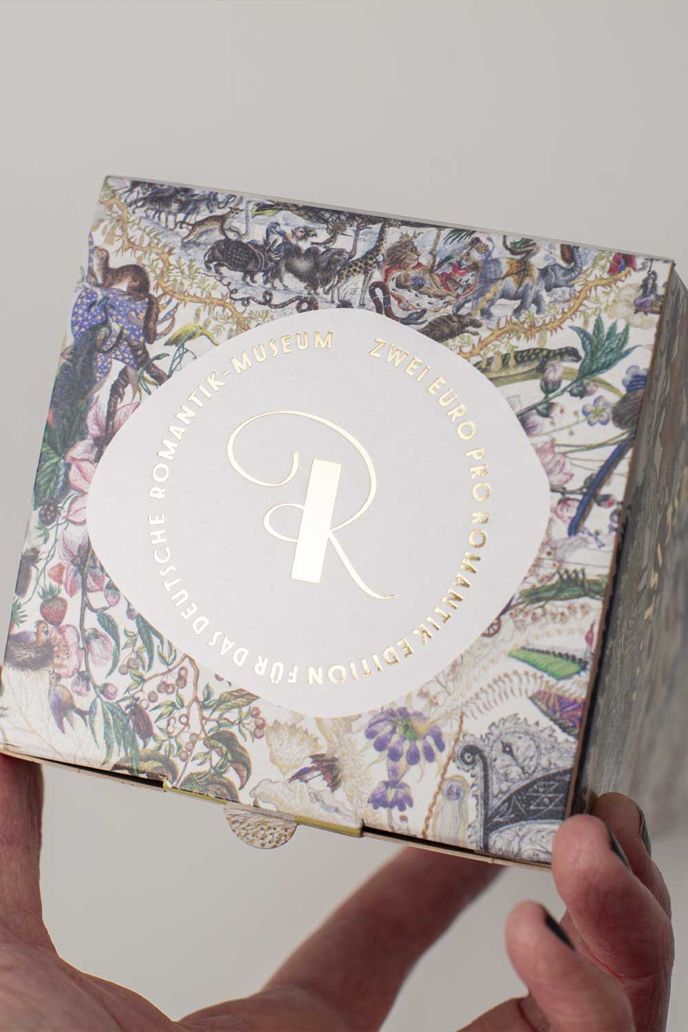 veredlung design geschenkkarton sektflasche pomp romantik edition
