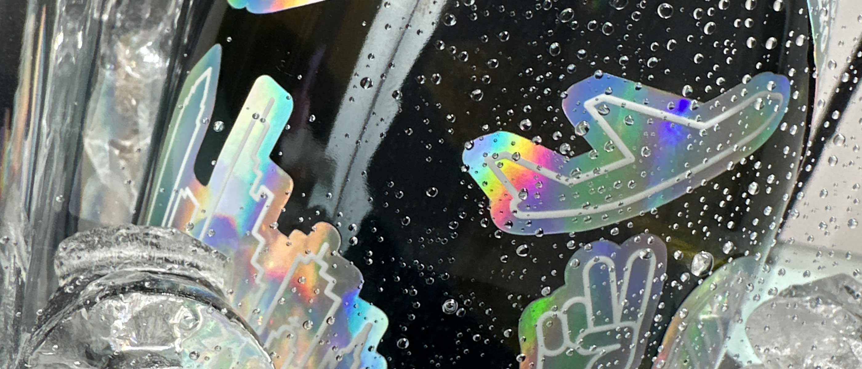 detail pomp magnum sektflasche mit holo optik