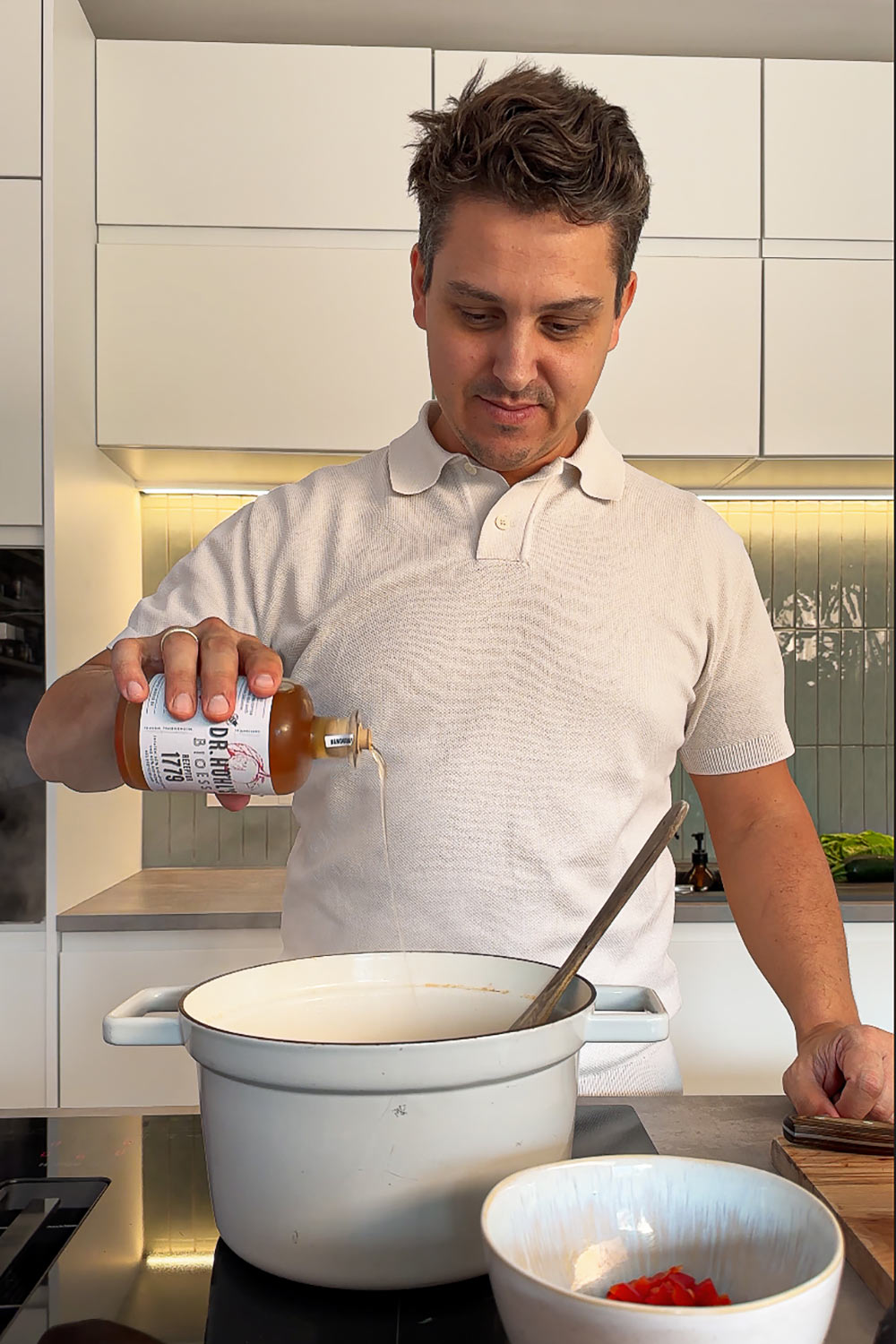 Johannes löscht sein Ratatouille ganz einfach mit Rezeptur ab