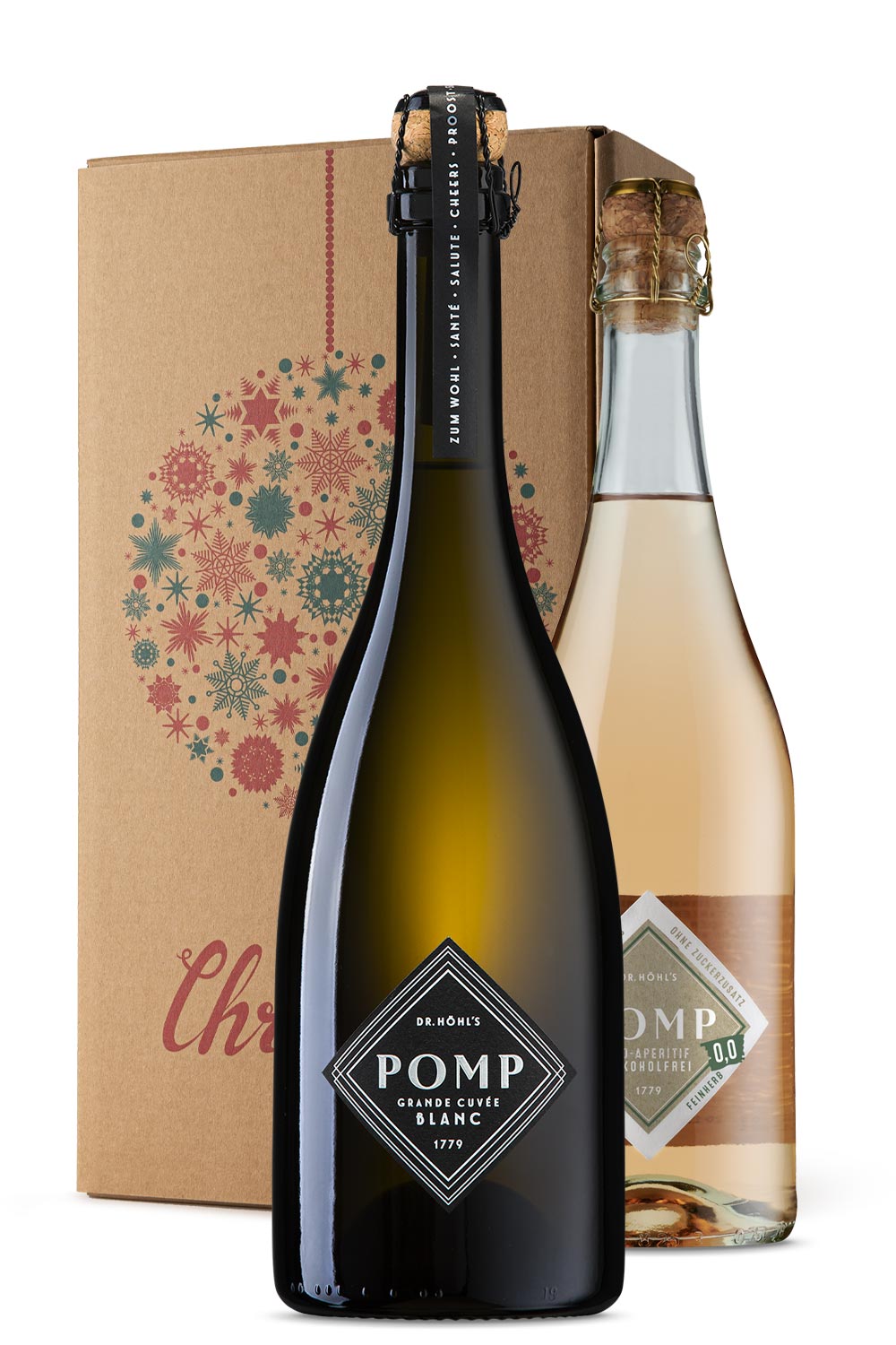 Gourmet Geschenkbox „Merry Christmas“ Blanc Cuvée Duo