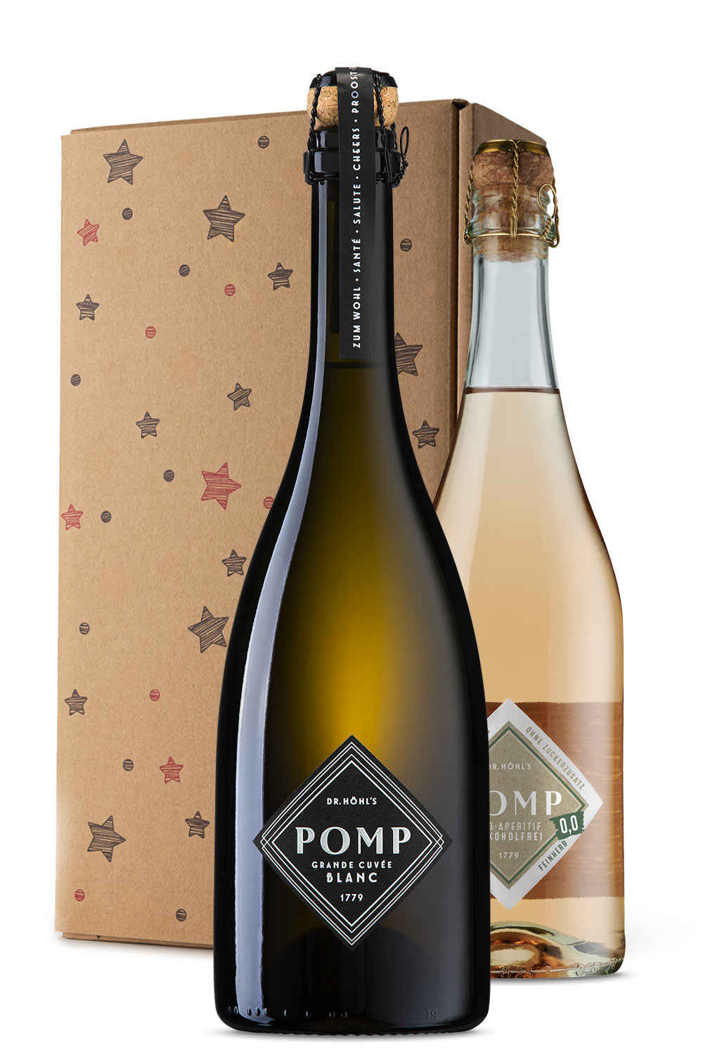 Gourmet Geschenkbox „Sterne“ Blanc Cuvée Duo