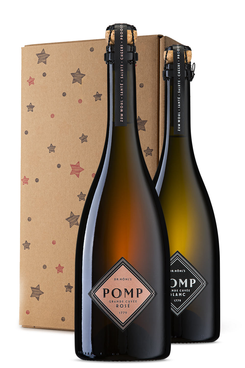 Gourmet Geschenkbox „Sterne“ Grande Cuvée Duo
