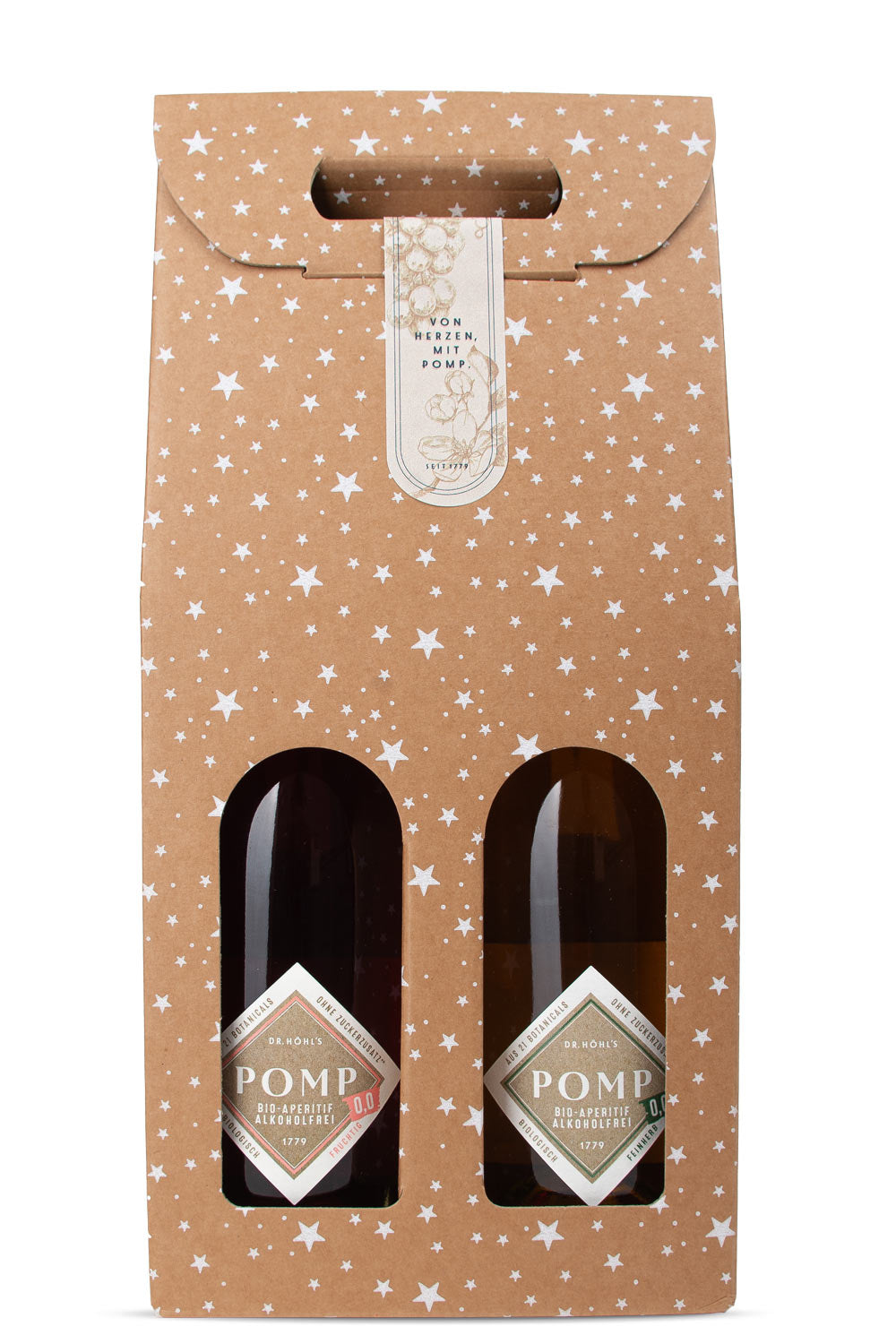 Gourmet Weihnachtsgeschenk Set Stars alkoholfrei Duo