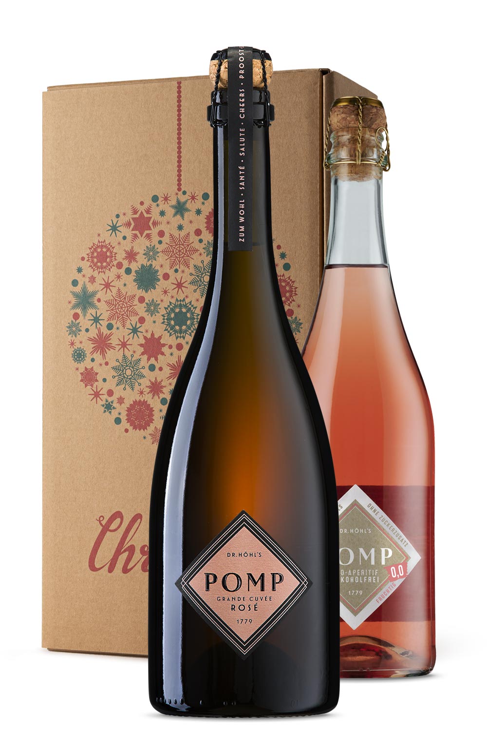 Gourmet gift box “Merry Christmas” Rosé Cuvée Duo